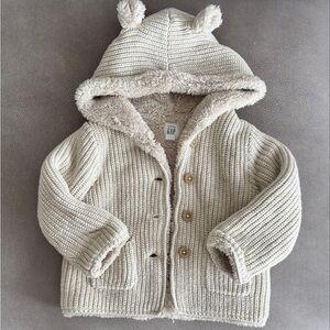 GAP Baby Cream Fleece Hoodie